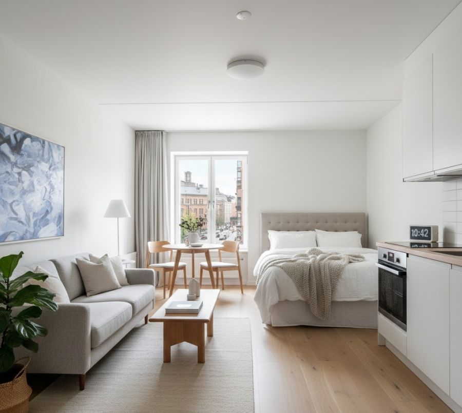 Indflytningsklar flyttelejlighed efter klargøring ved fraflytning